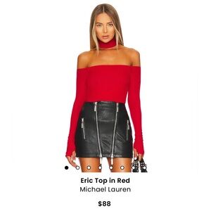 MICHAEL LAUREN ERIC TOP IN RED